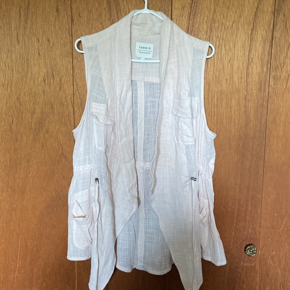 Torrid Gauze Vest Sz 1x - Picture 1 of 7